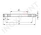 Фланец нержавеющий плоский PN 16 Dn 25 (28 мм) AISI 304, DIN