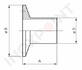 Штуцер CLAMP Dn 125 (129 мм) AISI 316L, DIN